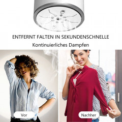 GelldG GelldG Dampfburste Dampfglatter 1200W faltbar Dampfbugel mit 200ML Wassertank Паровая щетка GelldG, складной паровой утюг мощностью 1200 Вт с резервуаром для воды объемом 200 мл