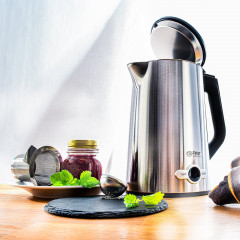 TZS FIRST AUSTRIA TZS FIRST AUSTRIA Wasserkocher Edelstahl, 2200W, 1,7 L, Temperatureinstellung 60-100°C, Kalkfilter, Warmhaltefunktion, verdecktes Heizelement, LED Beleuchtungsfarbe Чайник TZS FIRST AUSTRIA нержавеющая сталь, 2200 Вт, 1,7 л, температурн