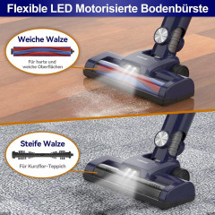 TASVAC TASVAC Akku-Stielstaubsauger TASVAC, 250,00 W, Akku Staubsauger, 25KPa, 55 Minuten, Akku-Hand-und Stielstaubsauger  Беспроводной стержневой пылесос TASVAC TASVAC, 250,00 Вт, беспроводной пылесос, 25 кПа, 55 минут, беспроводной ручной и стержневой п