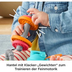 Mattel Fisher-Price Sportspass Rassel- und Beissringset Набор погремушек и прорезывателей Fisher-Price Sports Fun