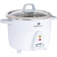 KeMar Kitchenware KeMar Kitchenware Reiskocher KRC-200, 500 W, Innentopf aus Edelstahl, Glasdeckel, Bambusloffel Кухонная плита KeMar KRC-200, 500 Вт, внутренняя кастрюля из нержавеющей стали, стеклянная крышка, бамбуковая ложка