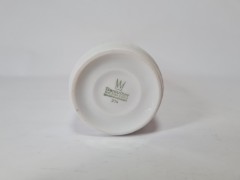 Bareuther Ваза белая в минималистичном стиле с позолоченным краем, 20,5см, Германия, 1960-70гг.