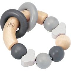 Selecta bellybutton Glucksgriff grau Greifling пупок лаки хват серый хватательная игрушка