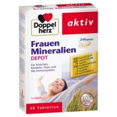 Doppelherz Frauen Mineralien Depot Table (30 шт.) Доппельгерц Таблетки 30 шт.