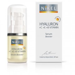 NIKEL Hyaluron+C+E+B Vitamin Serum/Booster 15ml Hyaluron+C+E+B Vitamin Сыворотка/бустер 15мл
