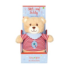 Die Spiegelburg Steh-auf-Teddy mit Glockenspiel BabyGluck Стоячий плюшевый мишка с колокольчиками BabyGluck