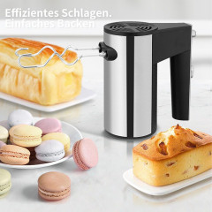 DOPWii DOPWii Handmixer 350W Elektro Mixer,5 Geschwindigkeiten,Mit Schneebesen,Ruhrstab, 350,00 W  Ручной миксер DOPWii Электрический миксер, 350 Вт, 5 скоростей, с венчиком, мешалкой, 350,00 Вт