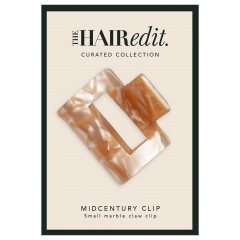The Hair Edit Midcentury Claw Clip – Latte Marble Зажим для когтей середины века Latte Marble