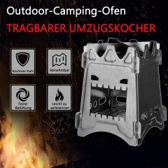 GelldG GelldG Reiskocher Campingkocher Holzofen, Edelstahl Holzvergaser  Рисоварка GelldG, походная печь, дровяная печь, газификатор древесины из нержавеющей стали