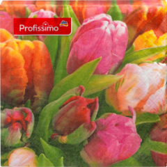 Profissimo Profissimo Салфетки 33x33 Тюльпан, 20 шт