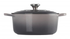 Le Creuset LE CREUSET Br\u00e4ter rund Flint SIGNATURE anthrazit LE CREUSET Br>4ter round Flint SIGNATURE