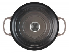 Le Creuset LE CREUSET Br\u00e4ter rund Flint SIGNATURE anthrazit LE CREUSET Br>4ter round Flint SIGNATURE