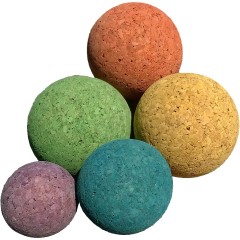 KORXX Korkbausteine 5er Kugel-Set Color Пробковые строительные блоки Набор из 5 цветных шариков