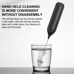 farfi farfi Akku-Stabmixer Elektrischer Milchaufschaumer, USB-Akku, Handheld, Edelstahl, kabellos Farfi Беспроводной ручной блендер Электрический вспениватель молока Ручной USB аккумулятор из нержавеющей стали Беспроводной