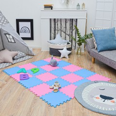 LittleTom Puzzlematte Uni Pink Hellblau 20 Teile Коврик-пазл Uni Pink Light Blue 20 деталей