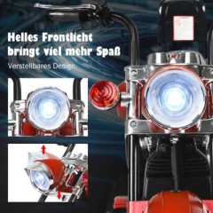 COSTWAY Motorrad Dreiradriges Design ab 3 Jahren Мотоциклетный трехколесный дизайн для детей от 3 лет.