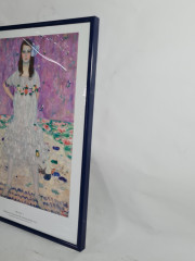 Картина винтажная / репродукция Густав Климт "Портрет Меды Примавези (1912-1913)", в раме, под стеклом, 41 х 31 см, Германия, 2020-2023 гг.