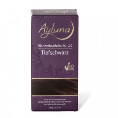 Ayluna Naturkosmetik Haarfarbe Nr.110 Tiefschwarz Краска для волос #110 Глубокий черный