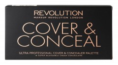 Makeup Revolution Cover & Conceal Concealer Palette Паллетка консилеров, 10г.
