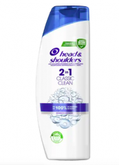 head & shoulders Anti Schuppen Shampoo 2in1 Classic Clean Шампунь и Кондионер 2 в 1 для Ухода за Волосами , 400 мл
