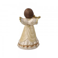 Goebel Goebel champagnerfarben Himmelsboten Himmlisches Harfenspiel - mit Swarovski Kristallen h: 15,5 cm Goebel цвета шампанского Небесные вестники Игра Небесной арфы - с кристаллами Swarovski h: 15,5 см