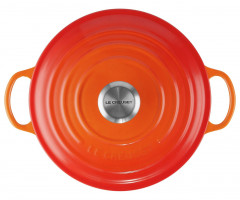Le Creuset LE CREUSET La Marmite 24cm Ofenrot SIGNATURE orange LE CREUSET La Marmite 24см духовка красный SIGNATURE