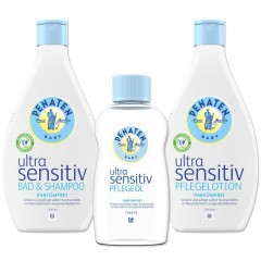 Penaten 3 tlg. quot;Baby Startersetquot; Creme, Badepflege & Lotion 3-компонентный "Детский стартовый набор"; Крем, уход за ванной и лосьон