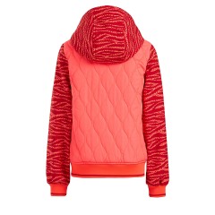 WE Fashion Meisjes quilted jas met zebradessin Outdoorjacken fur Madchen Стеганые куртки Meisjes из жас с рисунком под зебру для девочек