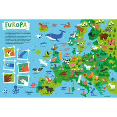 Sauerlander Verlag Mein kunterbunter Tieratlas Мой красочный атлас животных