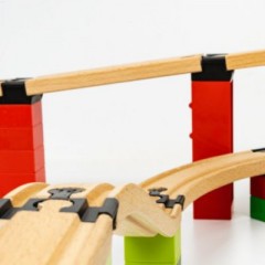 TOY2 40 Basis Connectors + Intersection 40  Track Connectos + Intersection 40 базовых соединителей + пересечение 40 соединительных звеньев + пересечение