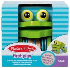 Melissa  Doug Ziehspielzeug Frohlicher Frosch aus Holz Игрушка-тягач Happy Frog из дерева