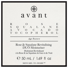Avant Skincare Avant Age Restore Rose & Squalane Revitalising DUO Moisturiser Avant Age Restore Rose & Squalane Восстанавливающий увлажняющий крем DUO