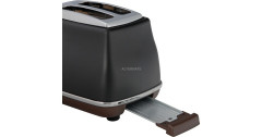 DeLonghi DeLonghi Toaster Icona Vintage CTOV 2103.BK schwarz (matt), 900 Watt, fur 2 Scheiben Toast schwarz (matt) Тостер DeLonghi Icona Vintage CTOV 2103.BK черный (матовый), 900 Вт, на 2 ломтика тостов