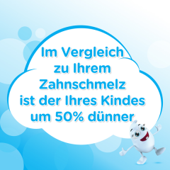 Odol med 3 3x50 ml Milchzahn Zahnpasta Зубная паста Детская с 2 до 5 лет, 3 шт.