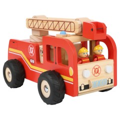 Legler Feuerwehrauto Drehleiter mit Name personalisiert Лестница с поворотным столом пожарной машины