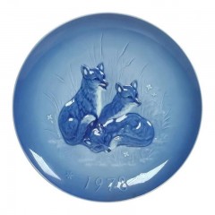 Hutschenreuther Hutschenreuther Kunstabteilung Jahresteller 1972 - 1984 Satz 13-tlg. Тарелки художественного отдела Hutschenreuther 1972 - 1984 года, набор из 13 шт.