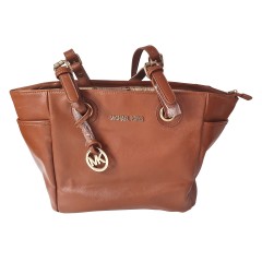MICHAEL KORS Кожаная сумка, коричневая, 26 см х 44см, 1960-70гг.