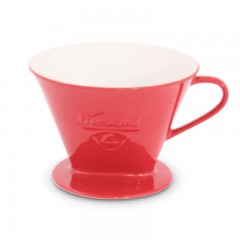 Friesland Friesland Kaffee - Kannen und Filter Kaffeefilter rot 1x4 / 1-Loch Ausfuhrung Кофе Фрисландия - кофейники и фильтры Кофейный фильтр красный дизайн 1x4 / 1 отверстие