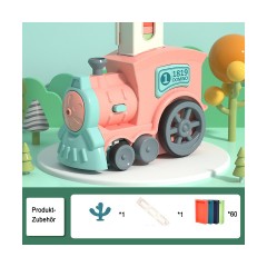 Syntek Eisenbahnspielzeug fur Kinder Dominosteine Auto-Drop-Zug Spielzeug Поезд