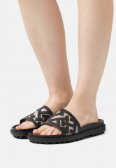 Tommy Hilfiger ELEVATED FLAT Mules black ПОВЫШЕННАЯ КВАРТИРА Мюли черный