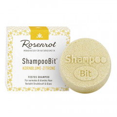 Rosenrot Festes ShampooBit Kornblume-Zitrone 60g Solid ShampooBit Василек-Лимон 60г