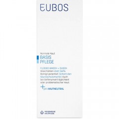 Eubos FLUSSIG blau unparfum. ЖИДКОСТЬ синего цвета без запаха.