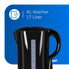 exquisit exquisit Wasserkocher WK 3102 swi, 1,7 l, 2200 W изысканный чайник WK 3102 swi, 1,7 л, 2200 Вт