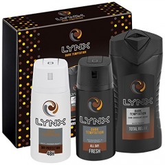 Lynx Dark Temptation Trio Geschenk Set Подарочный набор