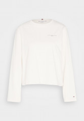 Tommy Hilfiger MINI LOGO Long sleeved top weathered white MINI LOGO Топ с длинными рукавами выветрившийся белый